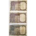 INDIA and PAKISTAN 1940 - 1981 . ONE 1 - FIVE 5 RUPEES BANKNOTES